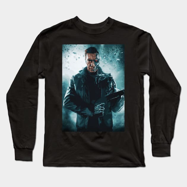 Terminator Long Sleeve T-Shirt by Durro